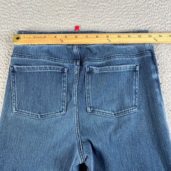 Spanx Jean-Ish Ankle Leggings Women M Skinny High Rise Denim Shaping 26 x 23 - Picture 6 of 11